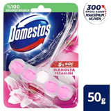 Domestos Wc Blok 5'li Güç Manolya Ferahlığı Tuvalet Temizleyici 50 gr