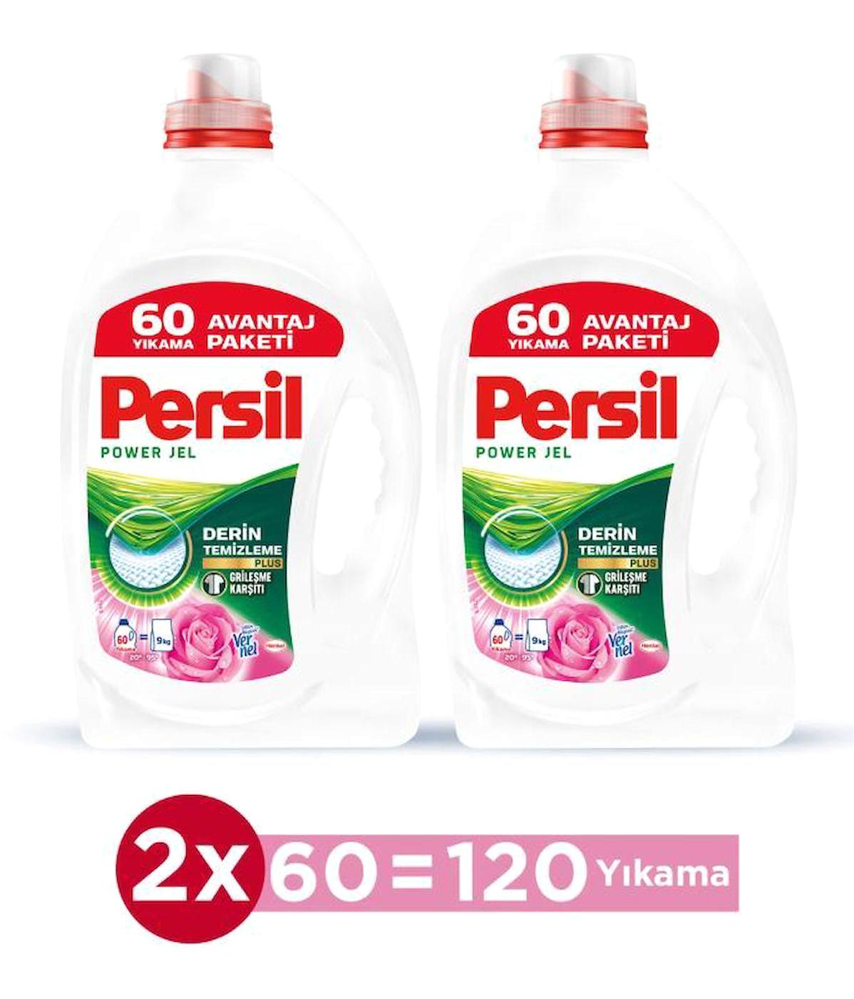 Persil Beyazlar ve Renkliler İçin 120 Yıkama Sıvı Deterjan 2x2.1 lt