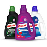 Renax Yenileme Renk Koruma Tüm Renkler İçin 126 Yıkama Sıvı Deterjan 3x2.52 lt