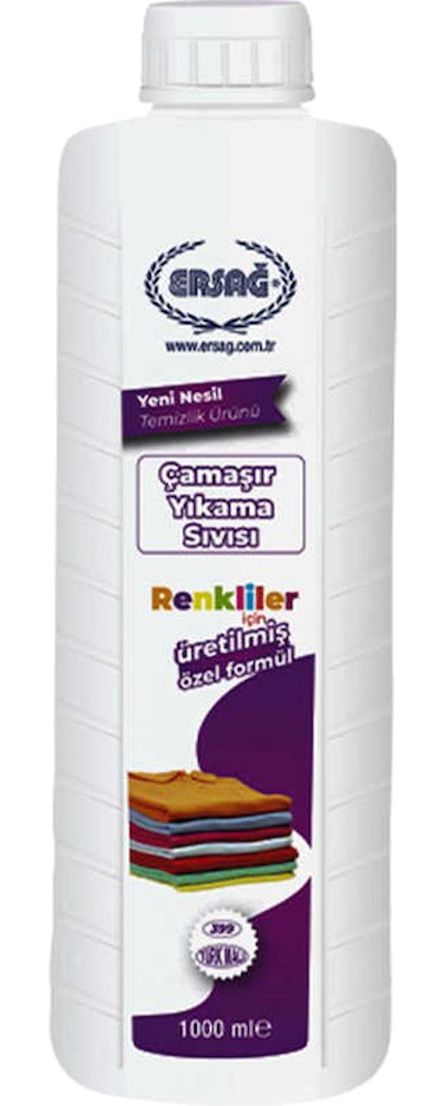 Ersağ Renkliler İçin 66 Yıkama Sıvı Deterjan 1 lt