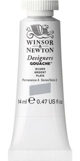 Winsor & Newton Designers 617 S.3 Tüp Gümüş 14 ml Guaj Boya Seti