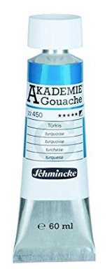 Schmincke Akademie 450 Tüp Turkuaz 60 ml Guaj Boya Seti