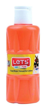Lets L-5853 Tüp Turuncu 100 ml Guaj Boya Seti