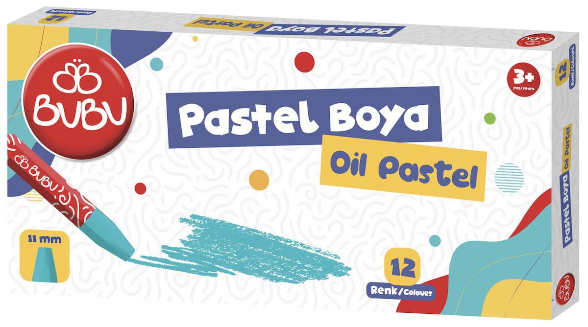 Bu-bu 12'li Kalem Pastel Boya
