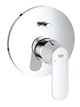 Grohe Krom Tek Delikli Aç Kapa Ankastre Banyo Bataryası Gri