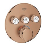 Grohe 29121Dl0 Krom Çevirmeli Ankastre Banyo Bataryası Bakır