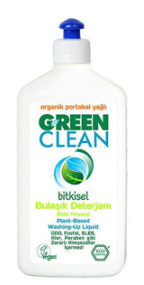 U Green Clean Organik Portakal Kokulu El Bulaşık Deterjanı 500 ml