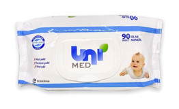 Uni Med 90 Yaprak Islak Mendil