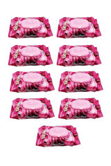Luckido Red Rose 90 Yaprak 9'lu Paket Islak Mendil