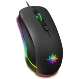 Inca IMG-327 RGB Makrolu Kablolu Siyah Gaming Mouse