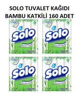 Solo Bambu Katkılı 2 Katlı 4x40'lı Rulo Tuvalet Kağıdı