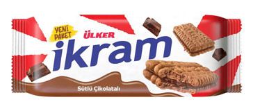 Ülker İkram Çikolatalı Kremalı Bisküvi 84 gr