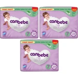 Canbebe 7 Numara Cırtlı Bebek Bezi 3x28 Adet