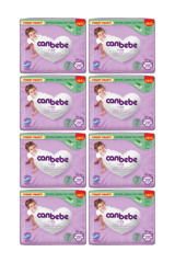 Canbebe 7 Numara Cırtlı Bebek Bezi 8x28 Adet