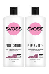 Syoss Pure Smooth Nemlendirici Saç Kremi 2 x 500 ml