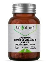 VeNatura Lipozomal Yetişkin Demir-Vitamin C 60 Adet