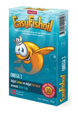 Easyvit Çiğnenebilir Omega 3 Tablet 600 mg 30 Adet