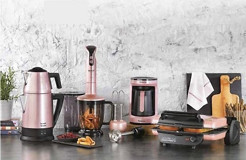 Schafer Kea Elektro Set 4'lü Elektronik Çeyiz Seti Rose Gold