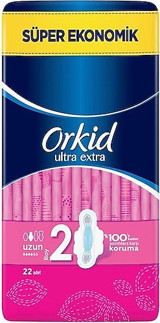 Orkid Ultra Extra İnce 22'li Hijyenik Ped 6 Adet