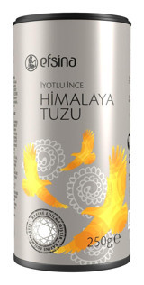 Efsina İyotlu Kristal Himalaya Tuzu Kutu 250 gr