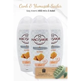 Hacı Şakir Canlandırıcı Bal Saç Kremi 3 x 450 ml