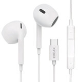 Kodak 210 Mikrofonlu Lightning Kablolu Kulaklık Beyaz