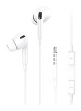 Schitec Pro 3 Silikonlu Mikrofonlu 3.5 mm Jak Kablolu Kulaklık Beyaz