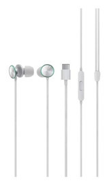 Oppo MH153 Silikonlu Mikrofonlu Type C Kablolu Kulaklık Beyaz
