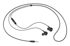Samsung EO IA500B Silikonlu Mikrofonlu 3.5 mm Jak Kablolu Kulaklık Siyah