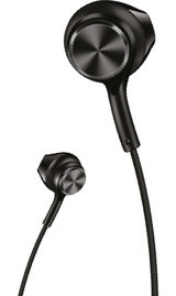 Linktech H70 Silikonlu Mikrofonlu 3.5 mm Jak Kablolu Kulaklık Siyah