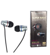 Powermaster SNK 106 Silikonlu Mikrofonlu 3.5 mm Jak Kablolu Kulaklık Siyah