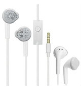 Samsung Silikonsuz Mikrofonlu 3.5 mm Jak Kablolu Kulaklık Beyaz