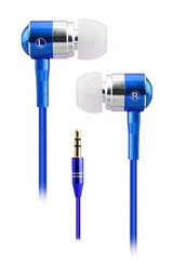 Snopy SN 322 Silikonlu Mikrofonlu 3.5 mm Jak Kablolu Kulaklık Mavi
