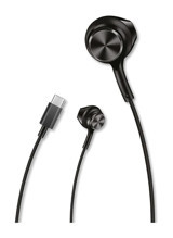 Linktech H75 Silikonsuz Mikrofonlu Type C Kablolu Kulaklık Siyah