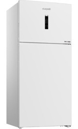 Arçelik 583628 EB Çift Kapılı No Frost E 630 lt Rustik Beyaz Üstten Donduruculu Kombi Buzdolabı