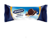 McVitie's Cream Sandwich Çikolatalı Sütlü Kremalı Bisküvi 18x90 gr