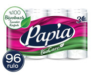 Papia Biocare 3 Katlı 6x16'lı Rulo Tuvalet Kağıdı