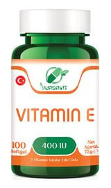 Yurdavit Vitamin E Yetişkin Vitamin 100 Adet Tablet