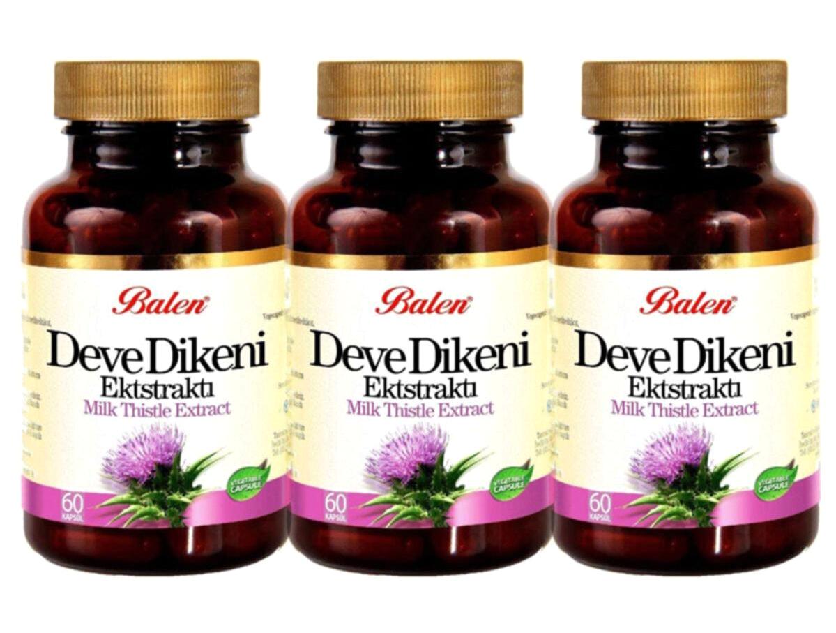Balen Deve Dikeni Aromalı Deve Dikeni Yetişkin Vitamin 3x60 Adet Kapsül