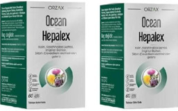 Orzax Hepalex Yetişkin Vitamin 2x60 Adet Kapsül