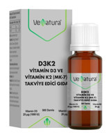 Venatura Vitamin D3 K2 Sıvı Yetişkin Vitamin 20 ml