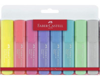 Faber-Castell 1546 8'li Pastel Renkli Fosforlu Kalem Seti