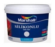 Marshall Su Bazlı Silikonlu Mat İç Cephe Boyası 2.5 lt Martı