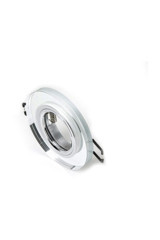 Cata Ct-6555 G10 Cam Tekli Başlık Yuvarlak Gömme Led Spot Lamba Gri