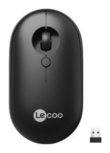 Lecoo WS212 Kablosuz Siyah Optik Mouse