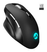 Everest SM-W76 RGB Ergonomik Makrolu Kablosuz Siyah Optik Gaming Mouse