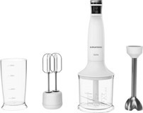 Grundig Hbs 425001 Mini 700 ml Plastik Kişisel 1500 W 4 Bıçaklı 4'lü Blender Seti Beyaz