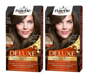 Palette Deluxe 7.3 Küllü Yoğun Kumral Amonyaksız Krem Saç Boyası 2x60 ml