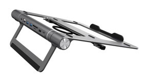 Wiwu A821CH Katlanabilir Metal Dikey Taşınabilir Ayaklı Hareketli Laptop Standı