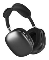 Atesshoppıng P9 Air Max Su Geçirmez 5 Mikrofonlu 5.0 Silikonsuz Gürültü Önleyici Kablosuz Kulak Üstü Bluetooth Kulaklık Siyah